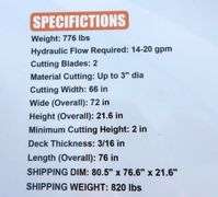 H-859 Wolverine Skid Steer Field Mower