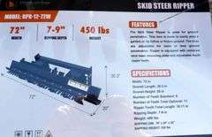 H-850 Wolverine Skid Steer Ripper