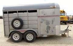 H-768 1993 C&B Horse Trailer