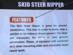 H-850 Wolverine Skid Steer Ripper