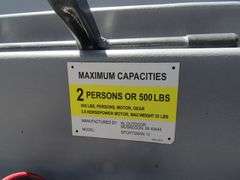 H-993 2018 Sun Dolphin Sportsman 10 Boat W/Trailer