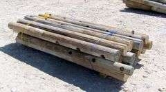 H-456 3 Hole Fence Posts