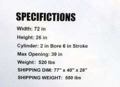 H-846  Wolverine Skid Steer Grapple Bucket