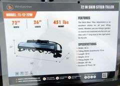 H-800 Wolverine 72" Skid Steer Rototiller
