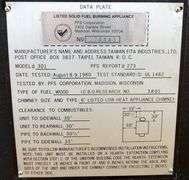 H-249 Wood Stove UNUSED