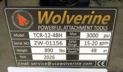 H-821 Wolverine Skid Steer Trencher