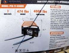 H-866 Wolverine Skid Steer Pallet Fork