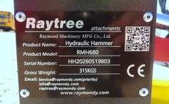 H-640 Raytree Hydraulic Hammer