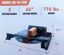 H-857 Wolverine Skid Steer Field Mower