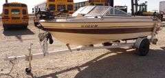 H-1006 1984 Sun Dance 16' Boat & Trailer