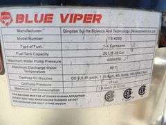 H-181 Portable Pressure / Steam Cleaner on Trailer