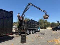 H-1040 2006 Sterling Grapple Truck W/ Custom 50 Yard Dump Trailer