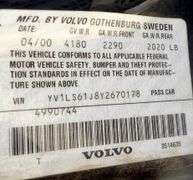 H-1060 2000 Volvo S70