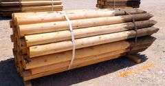 H-204 Round Driveable Fence Posts (50)
