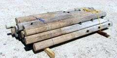 H-456 3 Hole Fence Posts