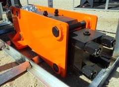 H-848 Wolverine Skid Steer Post Driver