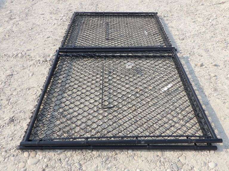 A-191 Double Drive Metal Chainlink Gates