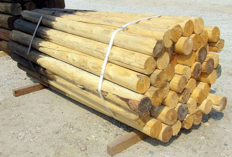 A-109 Wooden Fence Posts (50)