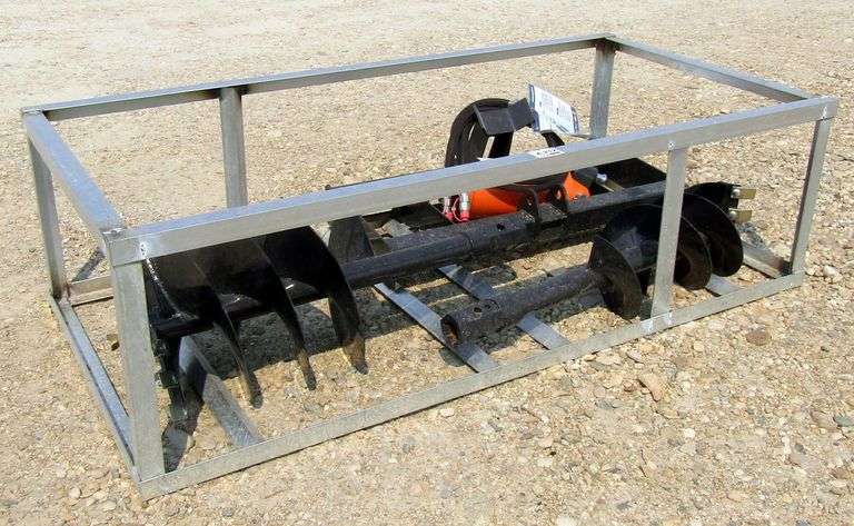 A-212  Unused Wolverine Skid Steer Auger (2)