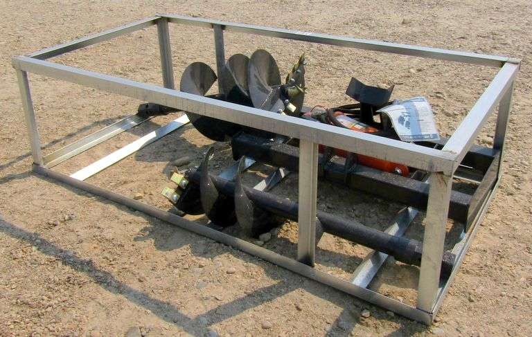 A-209  Unused Wolverine Skid Steer Auger (2)