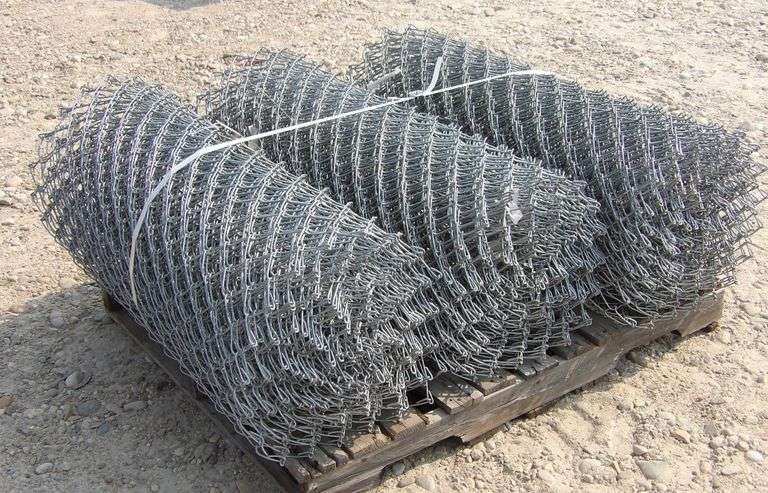 A-176 Unused Galvanized Chainlink Fencing