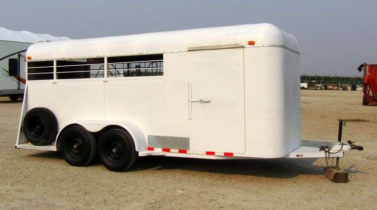 A-118 1983 Blake Stock Trailer