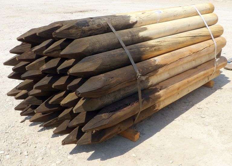 A-297 Pointed Fence Posts (50)