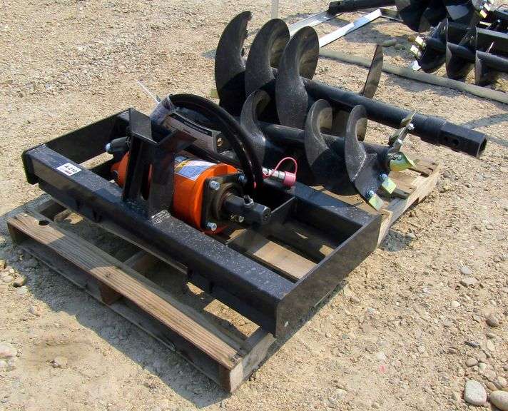 A-210  Unused Wolverine Skid Steer Auger (2)