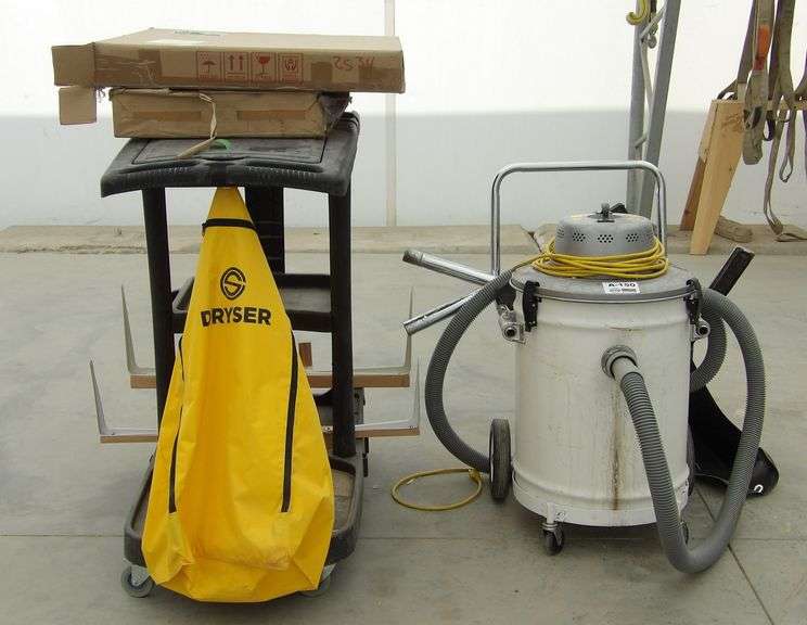 A-150 Shop Vac & Cart & Supplies