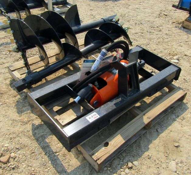 A-210  Unused Wolverine Skid Steer Auger (2)