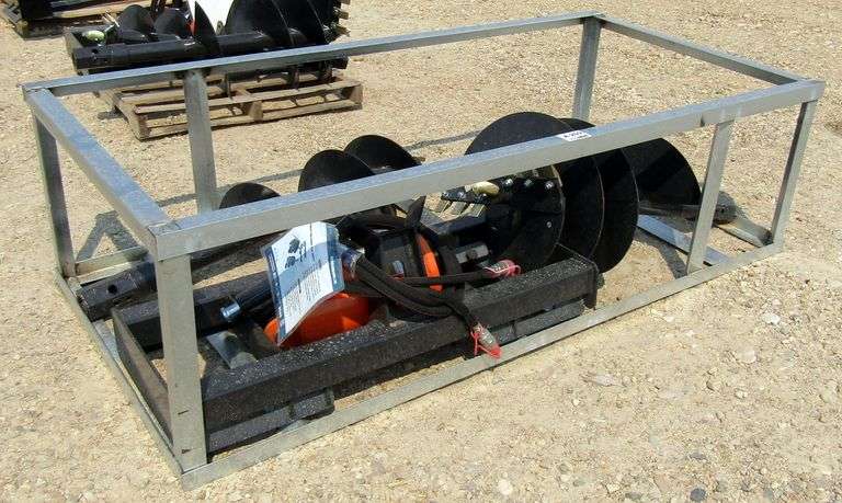 A-209  Unused Wolverine Skid Steer Auger (2)