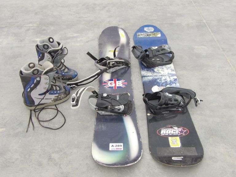 A-289 Snowboards & Boots