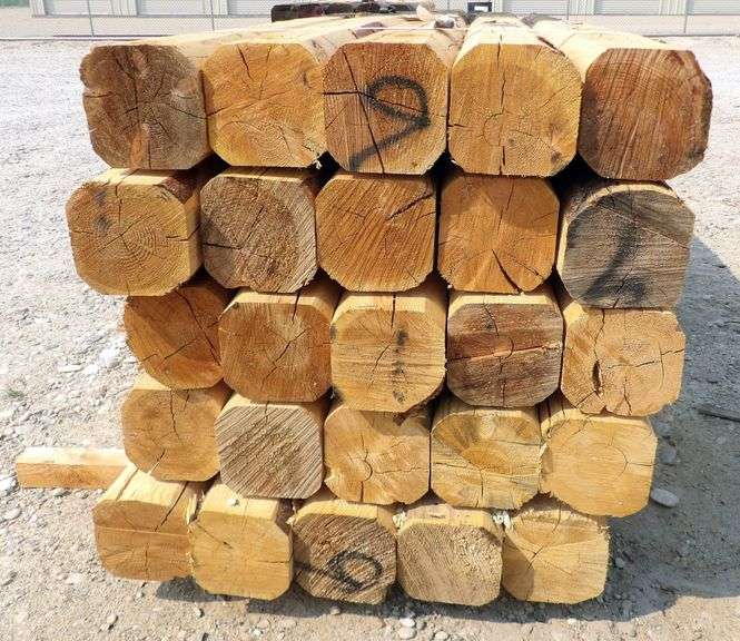 A-115 Wooden Fence Posts (25)