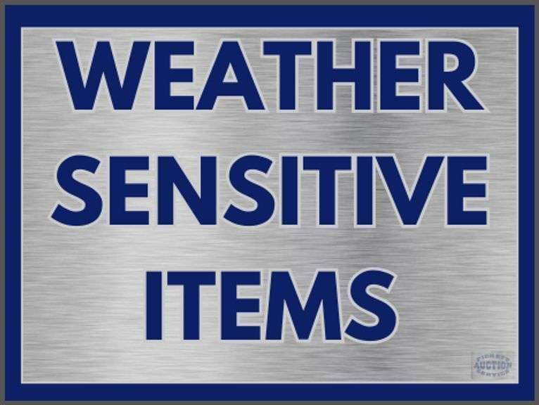 WEATHER SENSITIVE ITEMS & RESPONSIBILITY