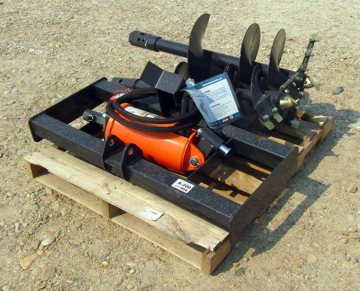 A-200 Unused Wolverine Skid Steer Auger (2)