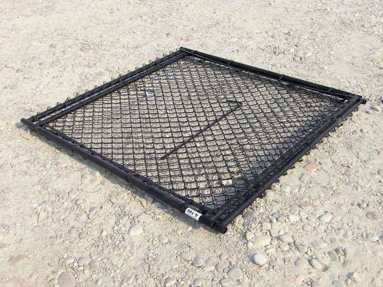 A-179 Unused Black Metal Chainlink Gates
