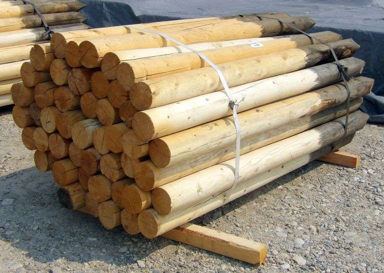 A-106 Wooden Fence Posts (50)