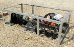 A-212  Unused Wolverine Skid Steer Auger (2)