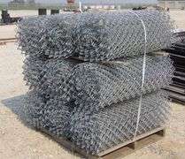 A-175 Unused Galvanized Chainlink Fencing