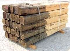 A-116 Wooden Fence Posts (25)