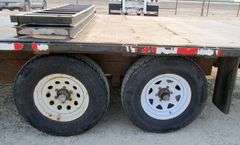 A-117  2001 SPCN Flatbed Equipment Trailer
