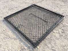 A-179 Unused Black Metal Chainlink Gates