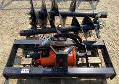 A-210  Unused Wolverine Skid Steer Auger (2)
