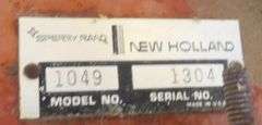 H-1180 New Holland 1049 Bale Wagon
