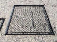 A-179 Unused Black Metal Chainlink Gates