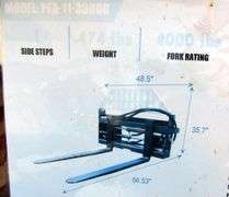 A-211  Unused Wolverine Hydraulic Skid Steer Pallet Forks