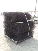 A-174 Unused Black Chainlink Fencing