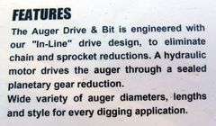 A-210  Unused Wolverine Skid Steer Auger (2)