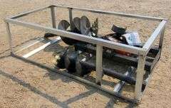 A-209  Unused Wolverine Skid Steer Auger (2)