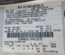 H-1233 2008 Lincoln MKZ